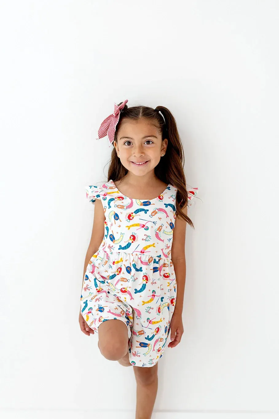 Macie Romper in Mermaid Whimsy